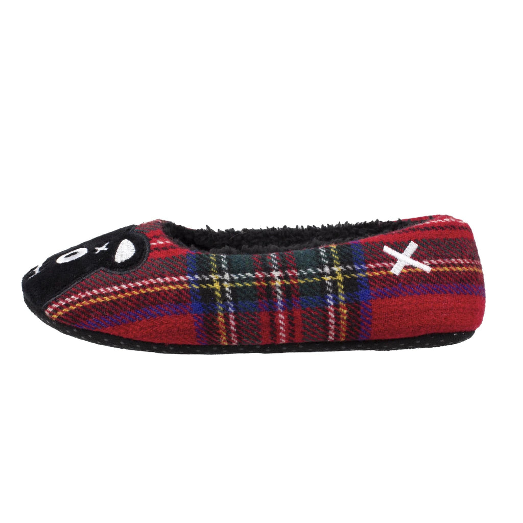 TUK Shoes Slipper Tartan Punk Teddy