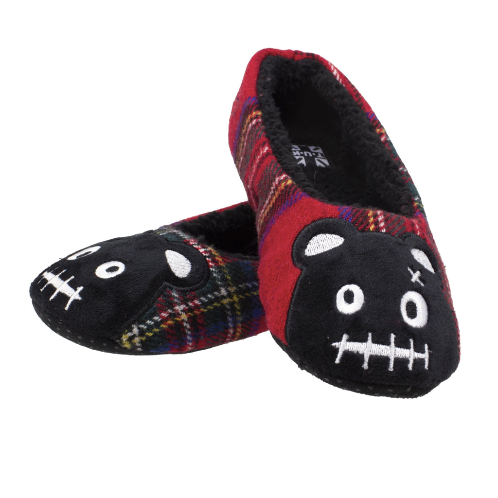 TUK Shoes Slipper Tartan Punk Teddy