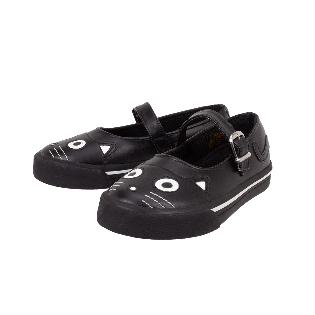 TUK Shoes Mary Jane Kitty Toddler Sneaker Kitty Black