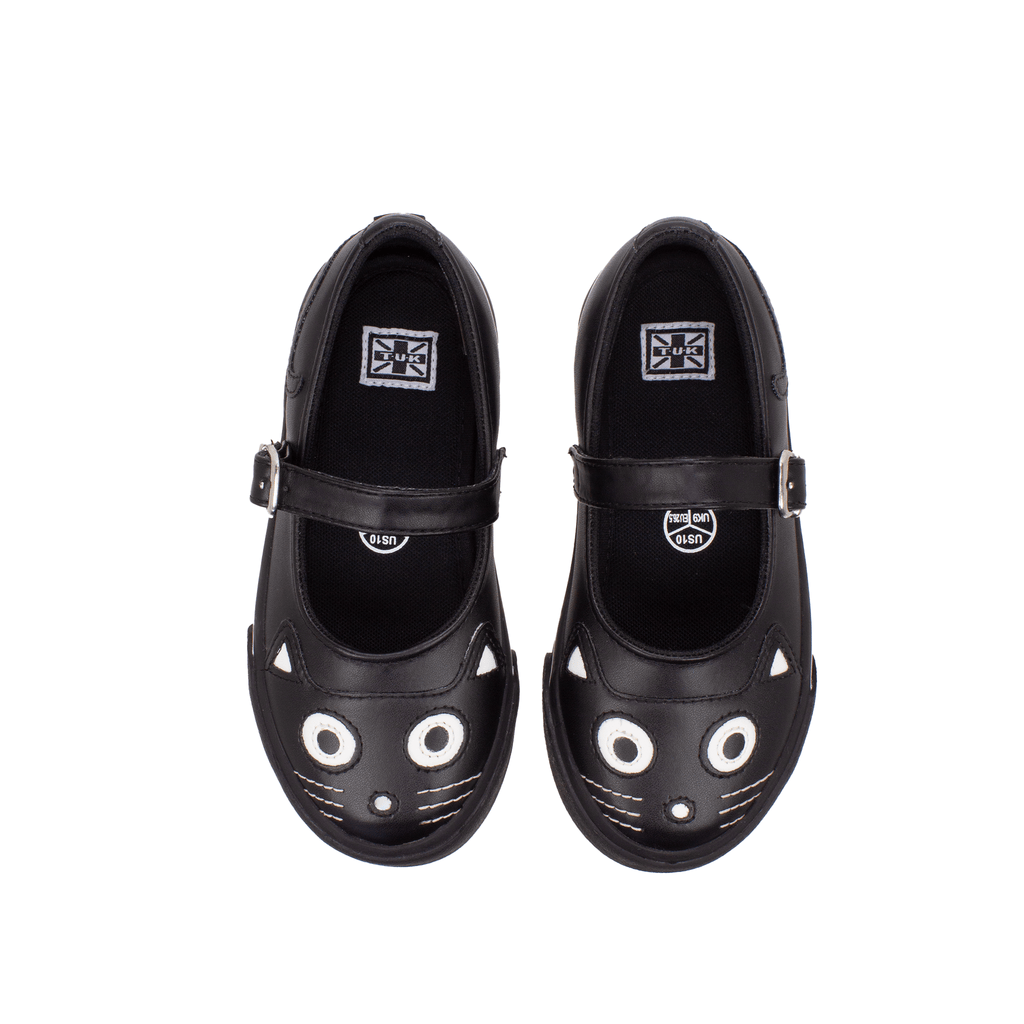 TUK Shoes Mary Jane Kitty Toddler Sneaker Kitty Black