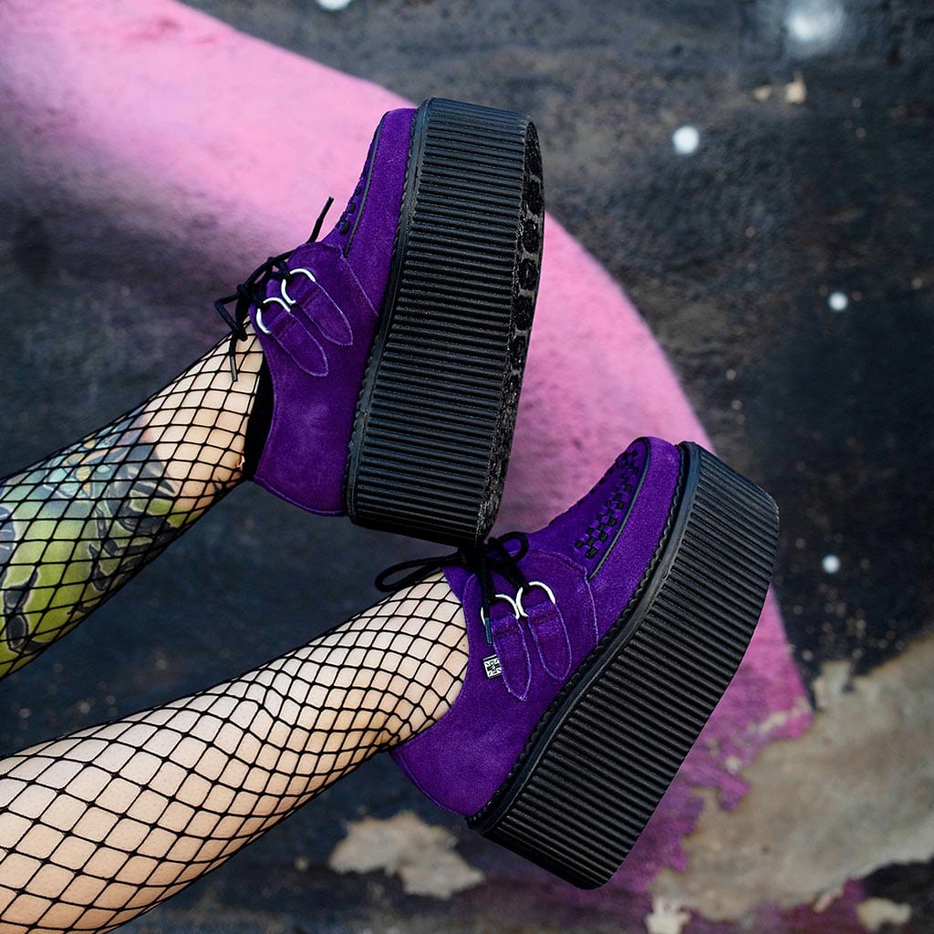 TUK Shoes StratoCreeper Purple Suede