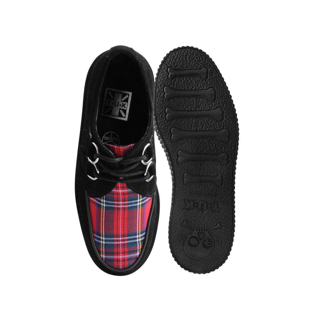 TUK Shoes StratoCreeper Black / Tartan Suede
