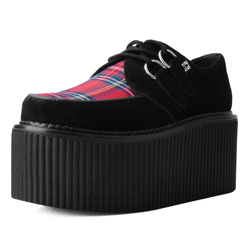 TUK Shoes StratoCreeper Black / Tartan Suede