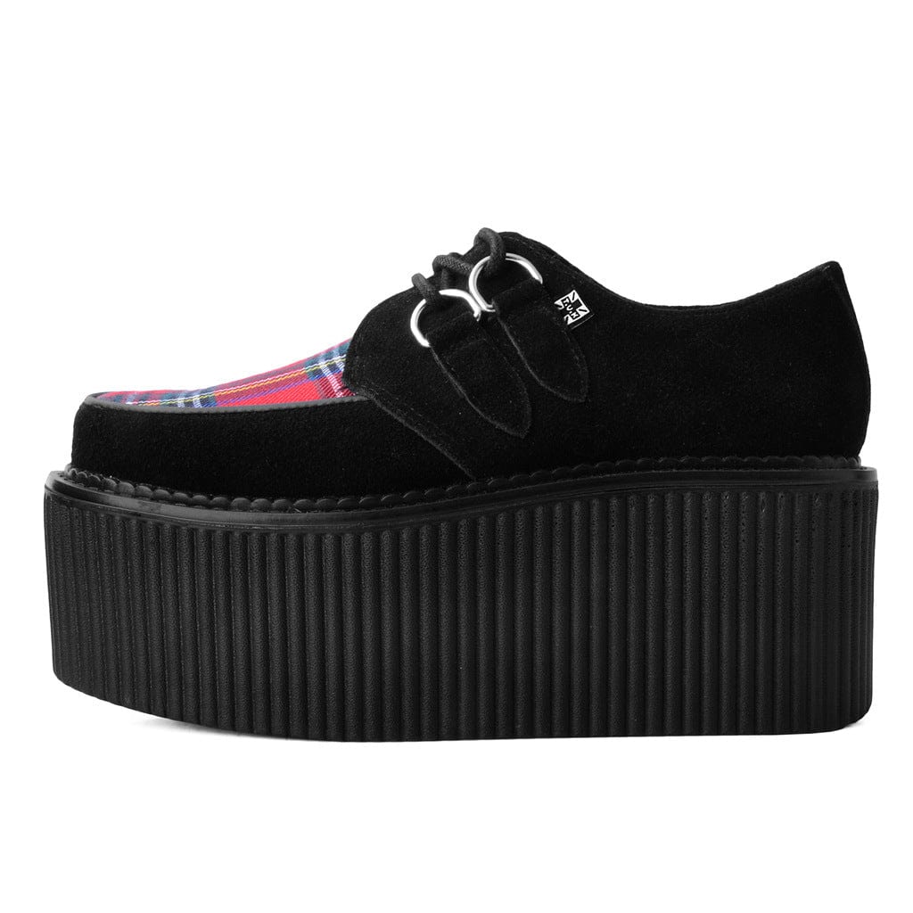 TUK Shoes StratoCreeper Black / Tartan Suede