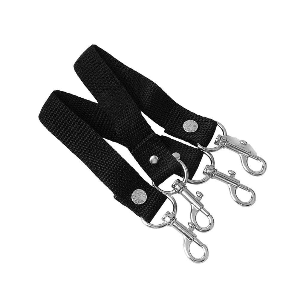 TUK Shoes Bondage Shoe Straps Black