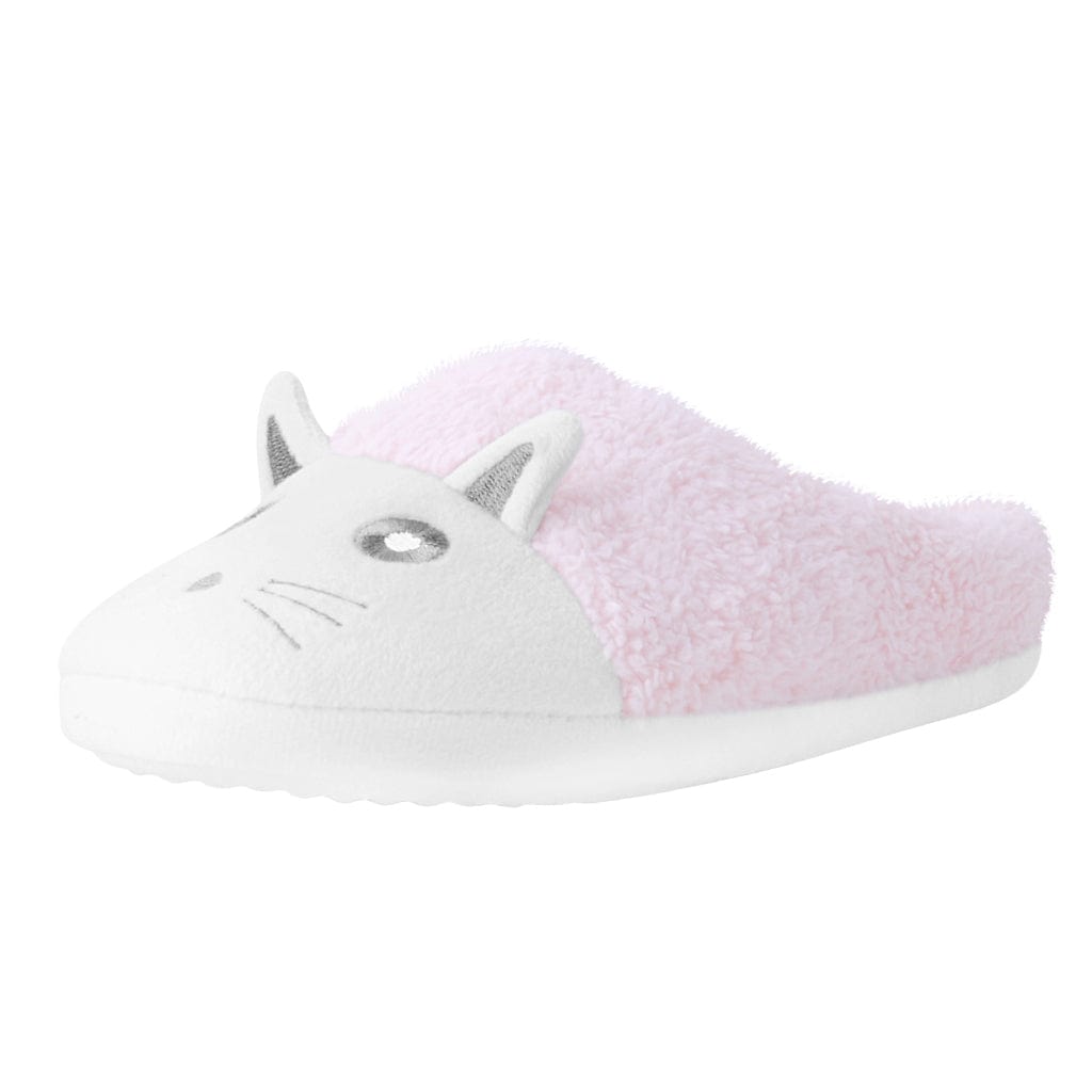 TUK Shoes Slipper Pink Kitty Faux Fur