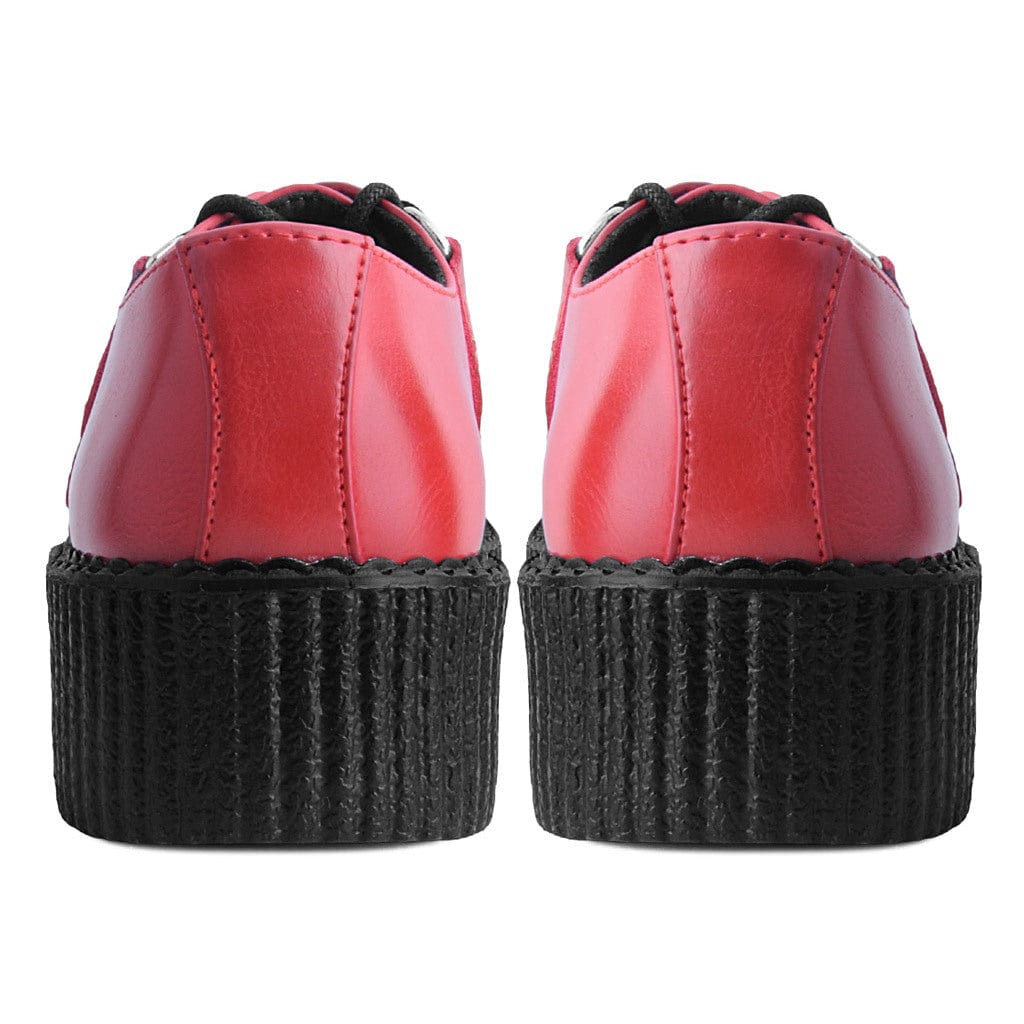 TUK Shoes Creeper Viva High Brush-Off Red