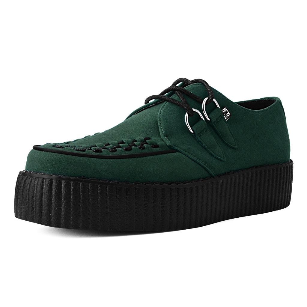 TUK Shoes Viva High Creeper Dark Cedar Vegan Suede