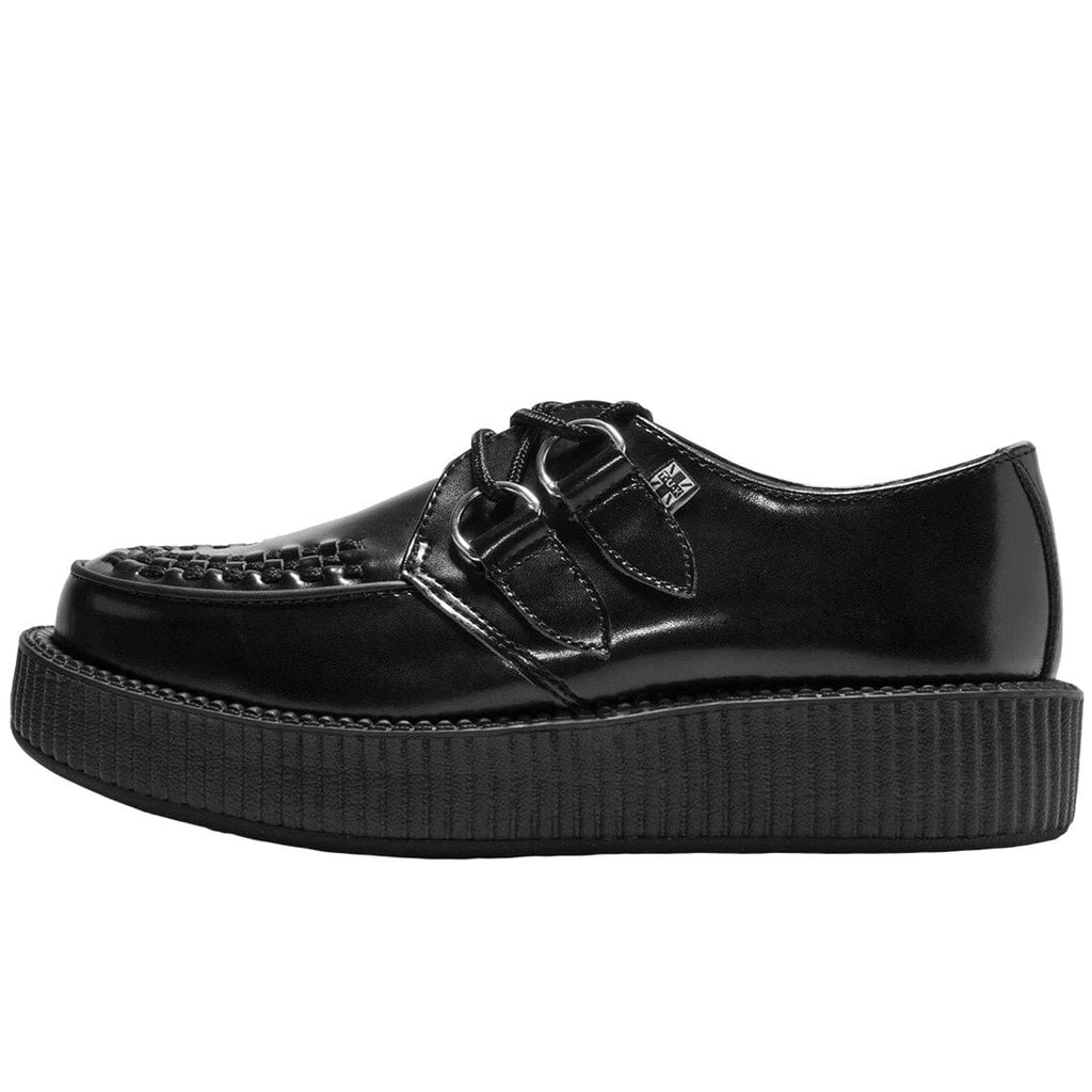 TUK Shoes Viva Lo Sole Creeper Black / White Leather