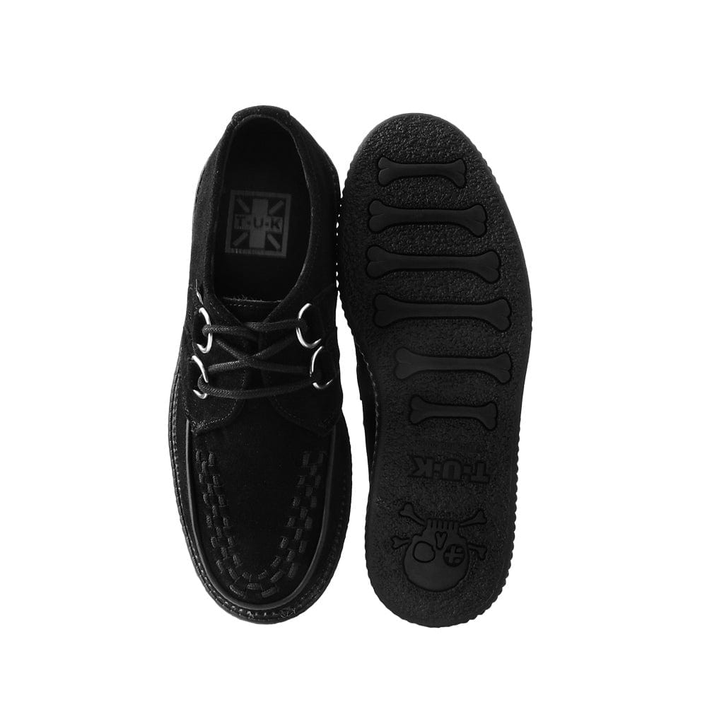 TUK Shoes Viva High Creeper Black Suede