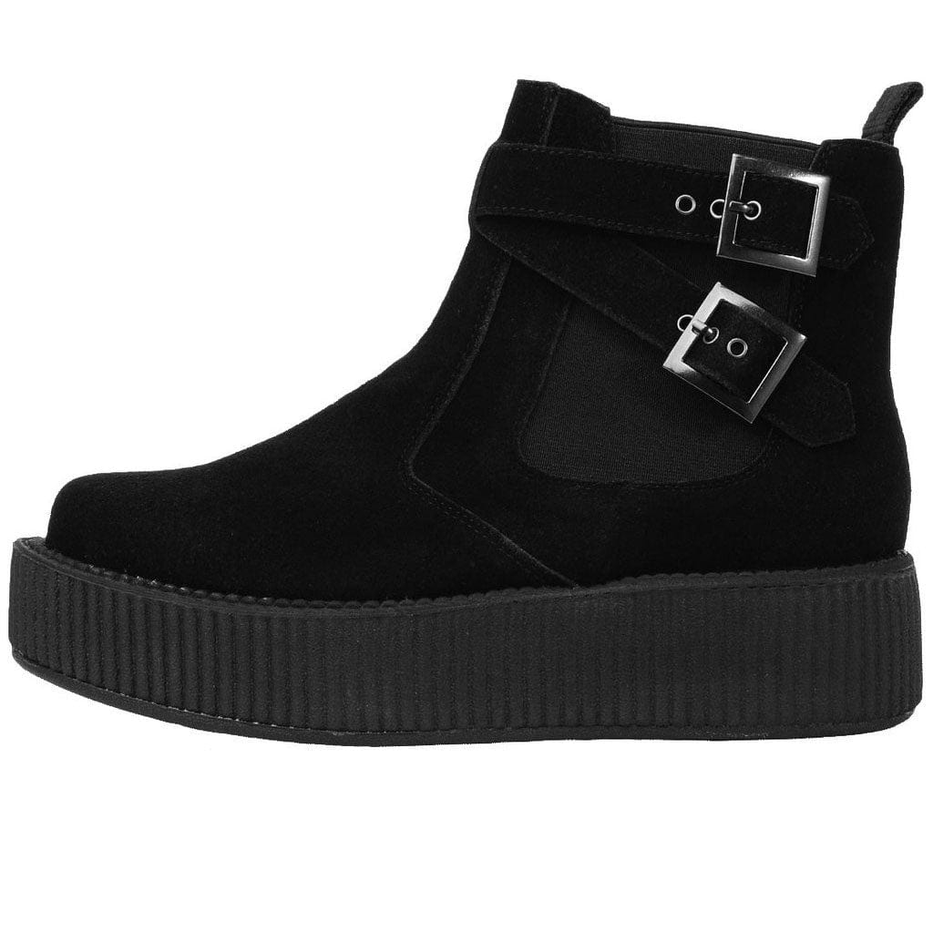 TUK Shoes Viva Mondo Hi Sole Chelsea Boot Black Suede