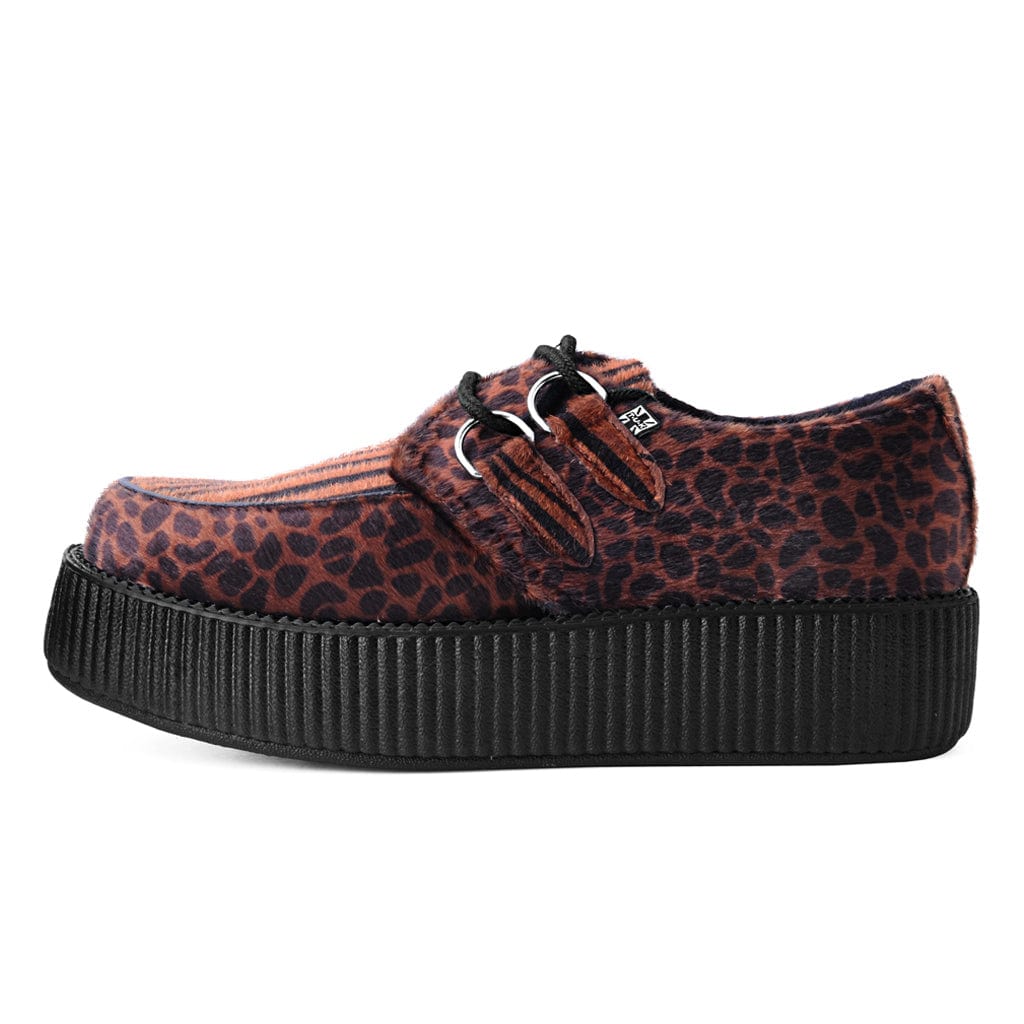 TUK Shoes Viva Hi Sole Creeper Mixed Animal Print