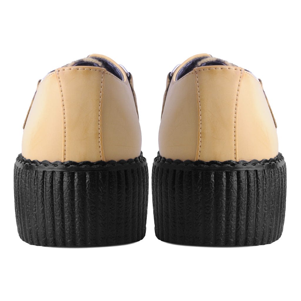 TUK Shoes Viva High Creeper Brush-Off Leopard Tan