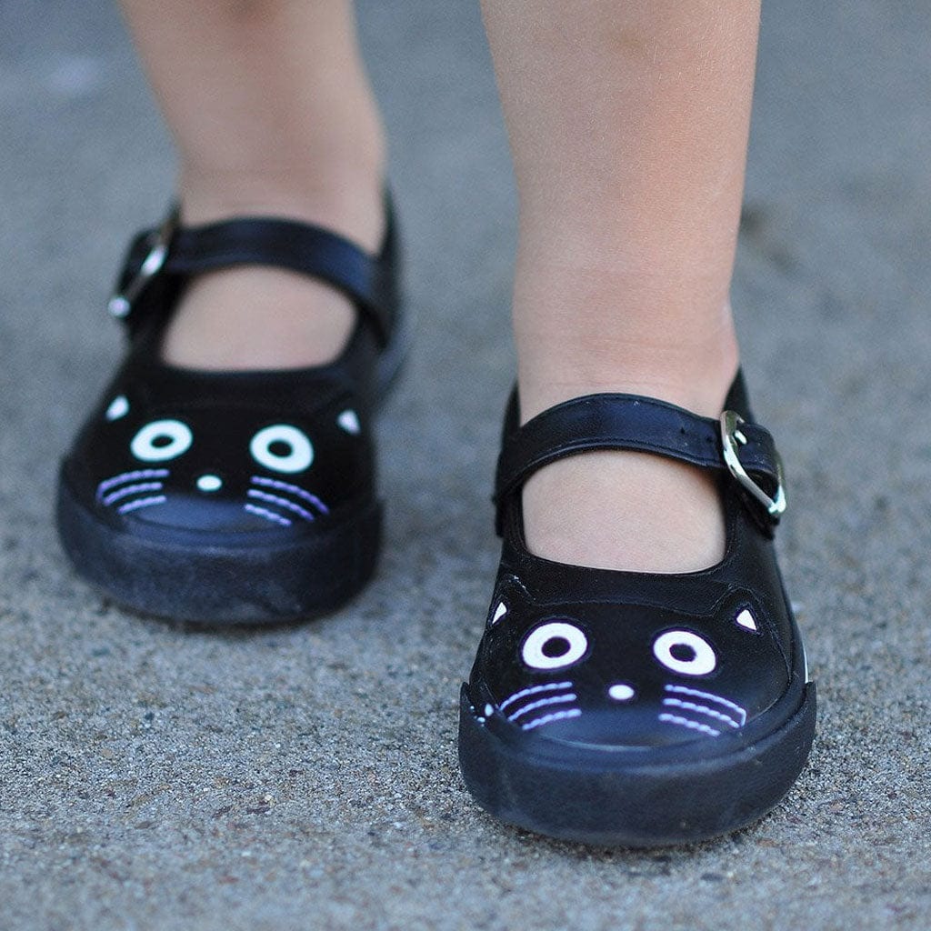 TUK Shoes Mary Jane Kitty Toddler Sneaker Kitty Black