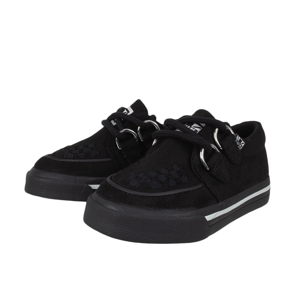 TUK Shoes Baby Creeper Sneaker Black Vegan Suede