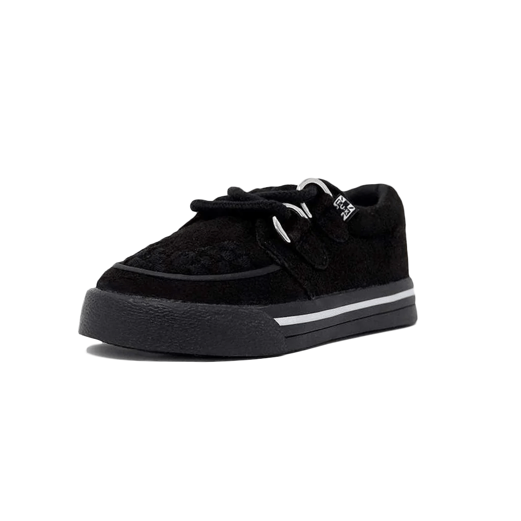 TUK Shoes Baby Creeper Sneaker Black Vegan Suede