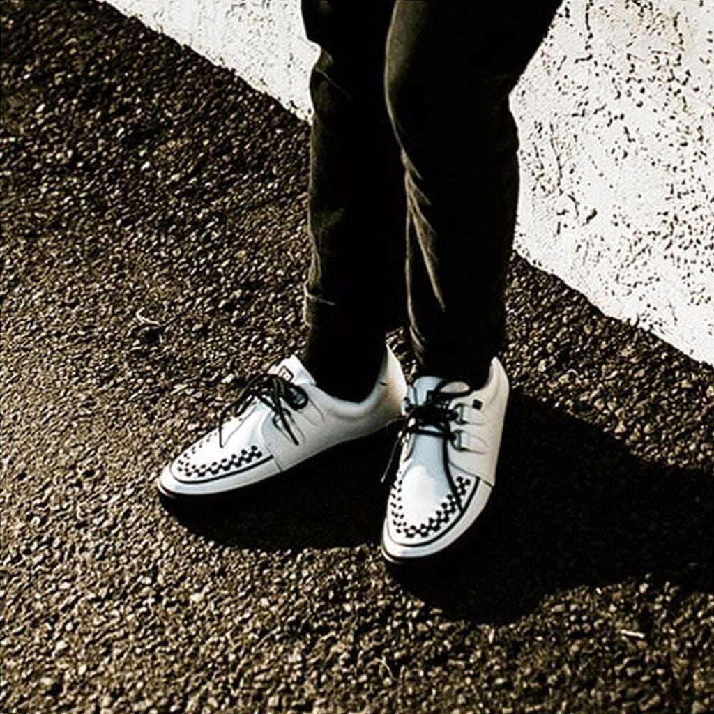 TUK Shoes Creeper Sneaker White Leather